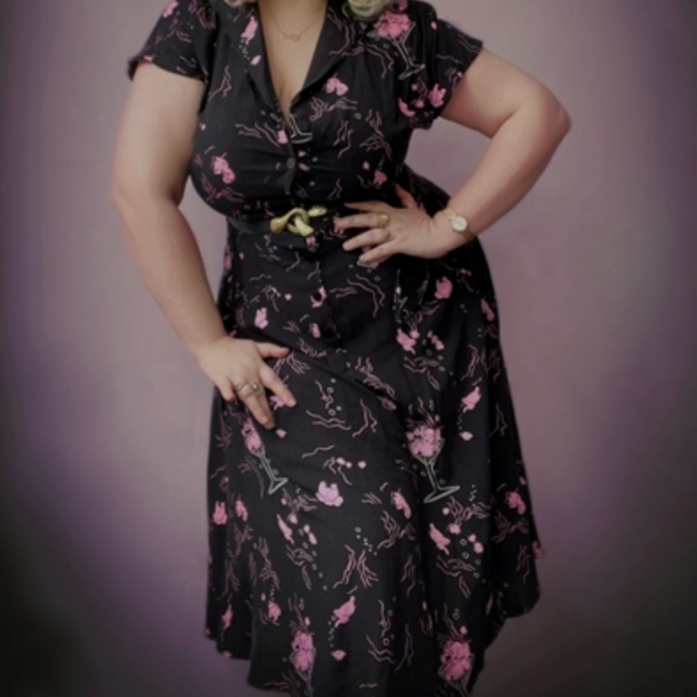 Collectif Liza Tipsy Elephant Dress